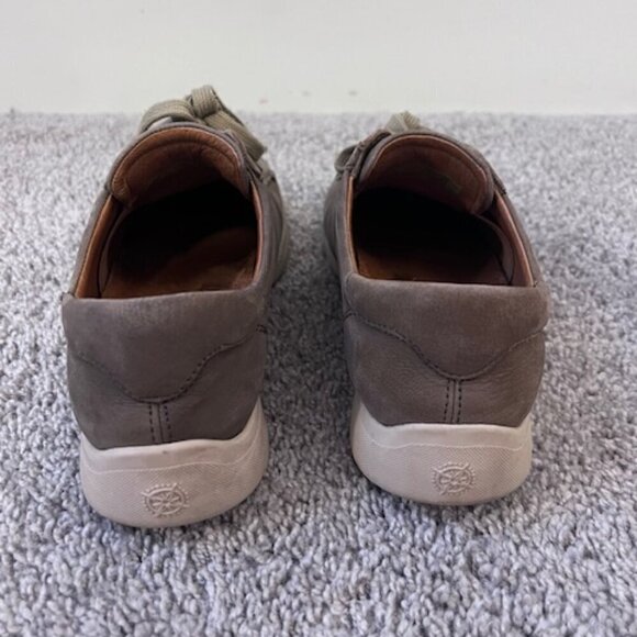 BUSSOLA Zuccale Vapor Leather Sneakers Brown size 6 - Picture 4 of 7